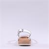 Oh My Sandals Ring Espadrille Platform - White Combi